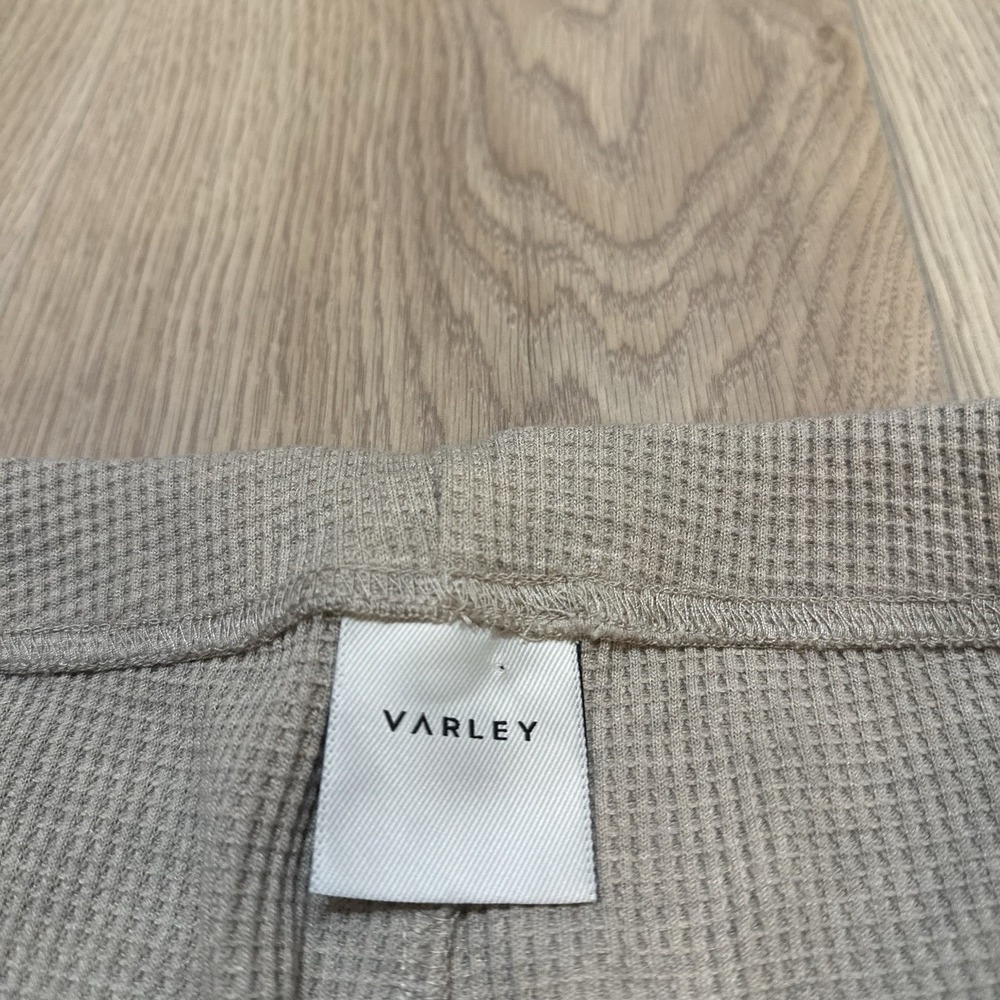Varley Kelvin Waffle Knit Joggers Side Stripe Sz Large Activewear EUC Women's - Picture 5 of 9